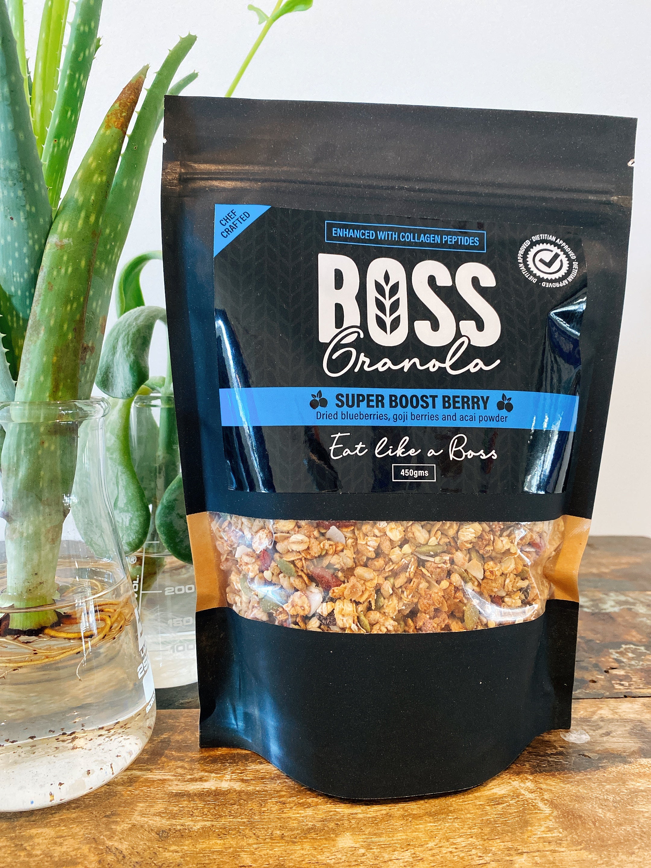 Superboost berry granola